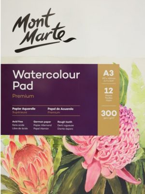 Mont Mart A3 Watercolour Paper Pad (12 sheets)
