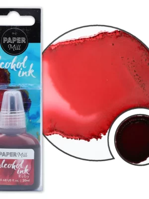 The Paper Mill Alcohol Ink Ruby 20ml